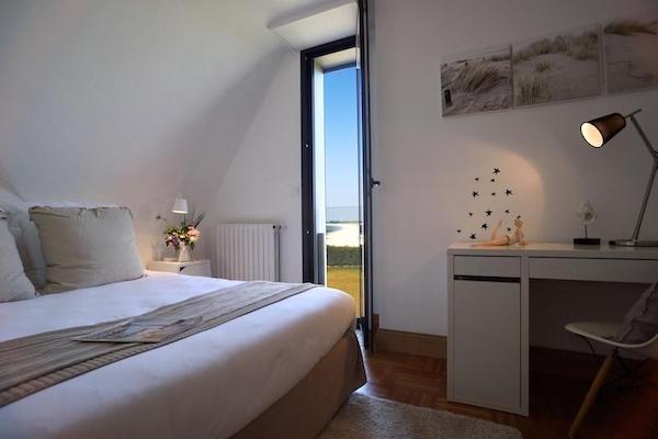 Chambre-vue-mer-Maison-de-la-plage-1 Chambre avec balcon vue mer Maison de la plage Sainte Marine